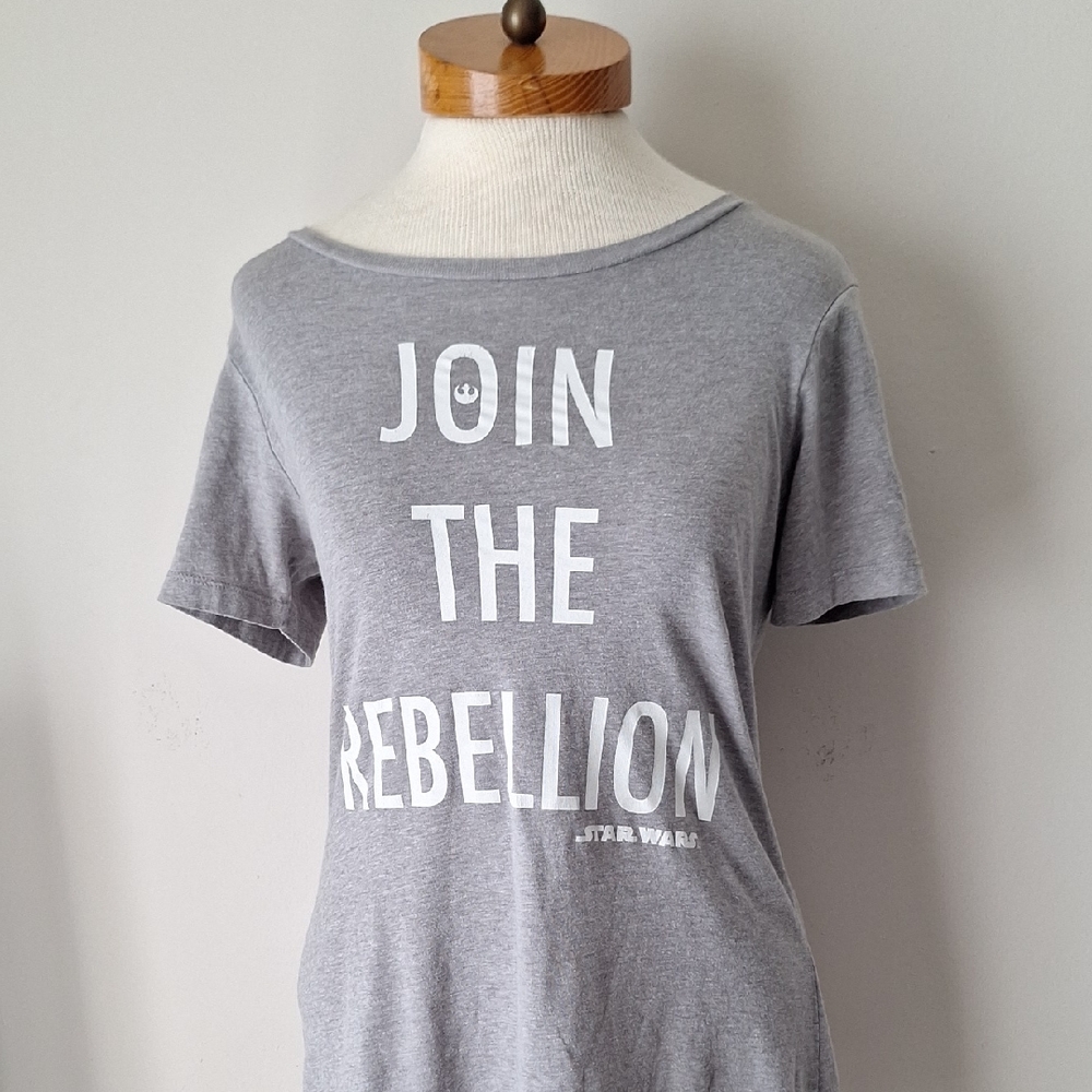 Star Wars Gray 'Join the Rebellion' Tee